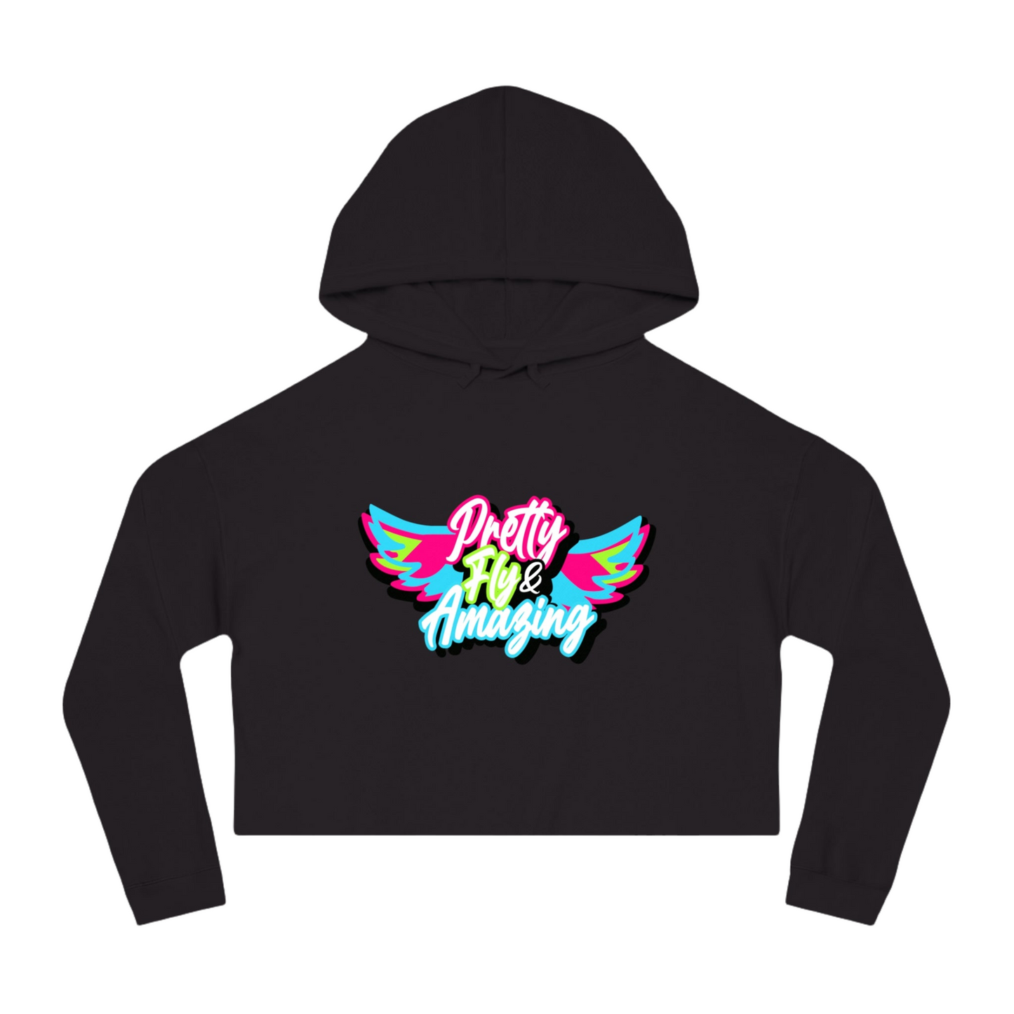 Women’s Cropped Fly Above Hooded Sweatshirt