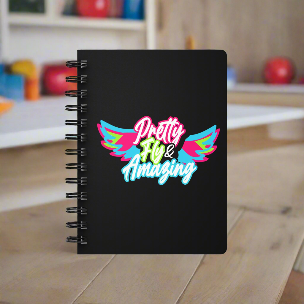 Pretty Fly & Amazing Spiral Bound Journal