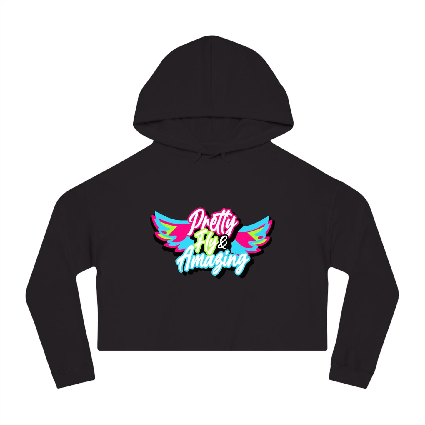 Women’s Cropped Fly Above Hooded Sweatshirt